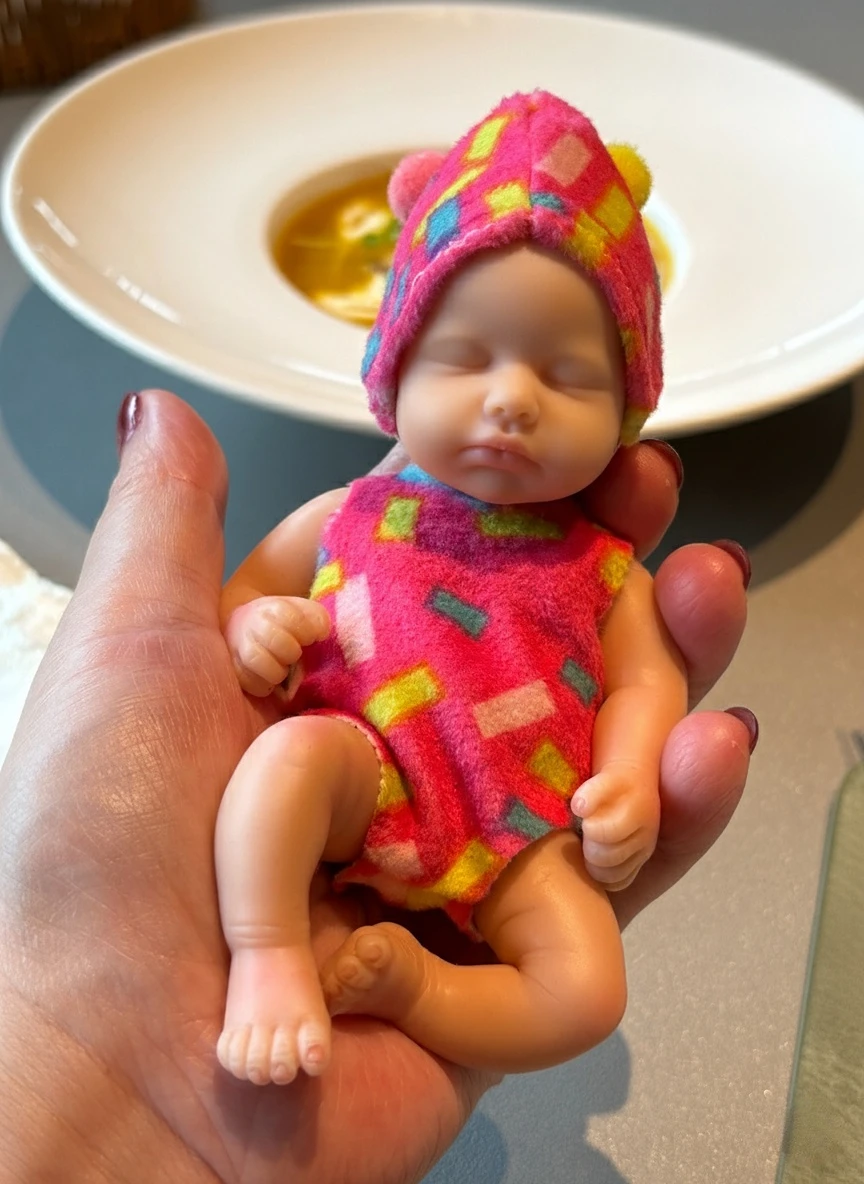 AizwaX 16 Style 6 Inch Mini Silicone Reborn Girl Doll Handmade Bebe Soft Touch Reborn Baby Doll For Birthday Gifts