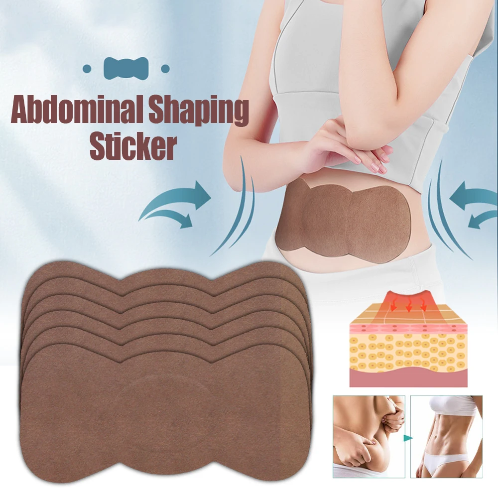 60/6PCS Fast Burning Fat Patches Sculpting Tightening Belly Slimming Lose Weight Body Firming Sculpting Stickers Navel Waist Pad