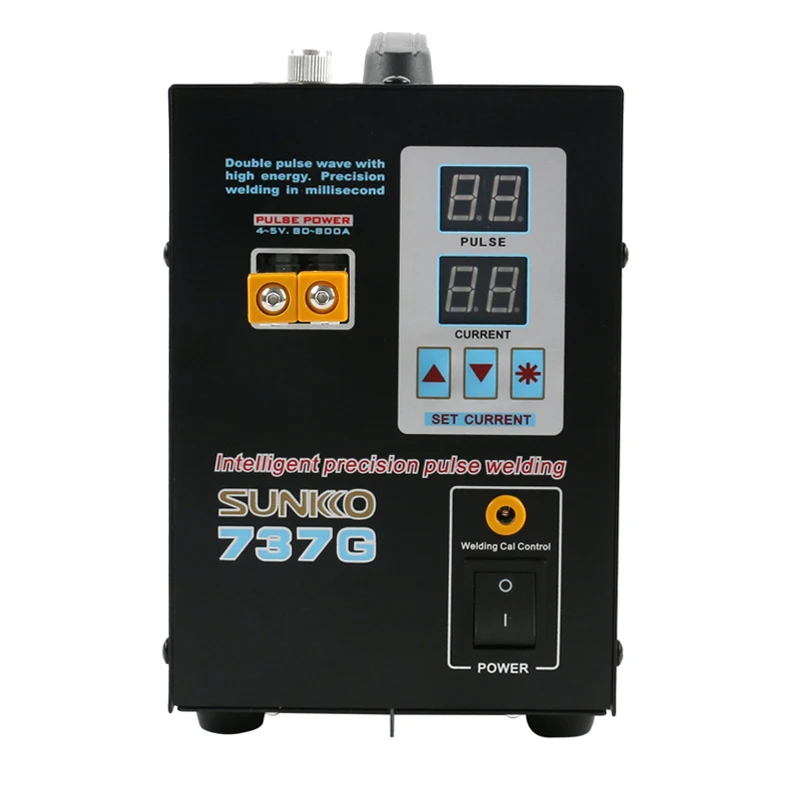 737G LED Light Battery Spot Welder Dual Modes 0.05-0.2mm Weldability Intelligent Precision Pulse Spot Welding Machine