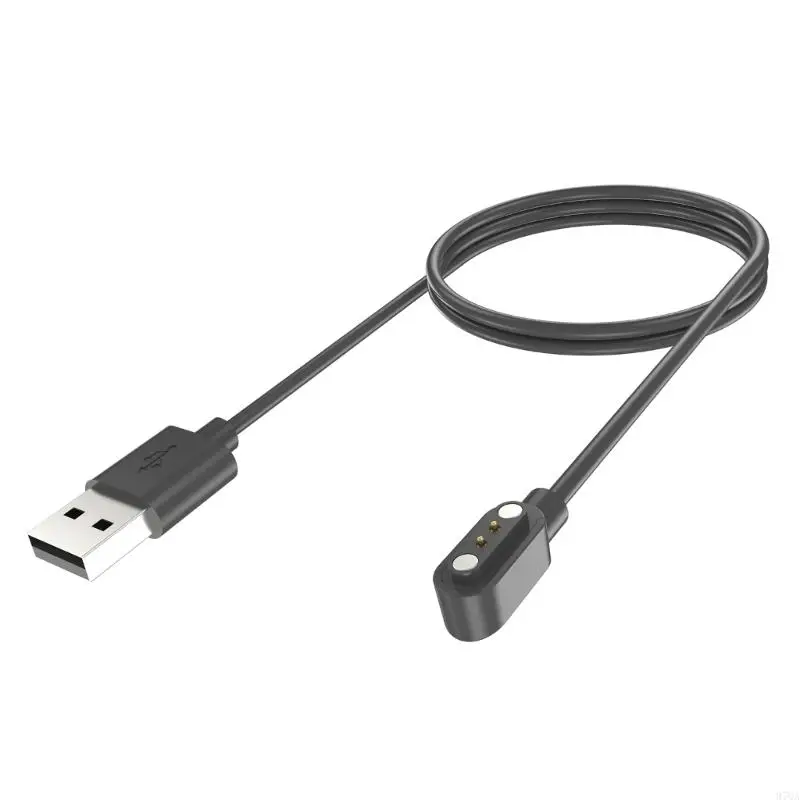 97QA Kompatibel untuk IMILAB W01 Pengisi Daya Magnetik Adaptor Daya USB Kabel Pengisi Daya Dock Bracket-Stand Stasiun Tempat