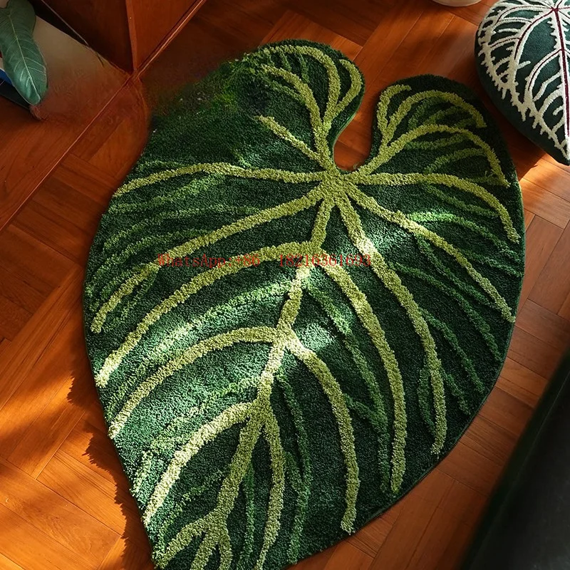 

Tufted large carpet plant periphery living room bedroom bed floor mat