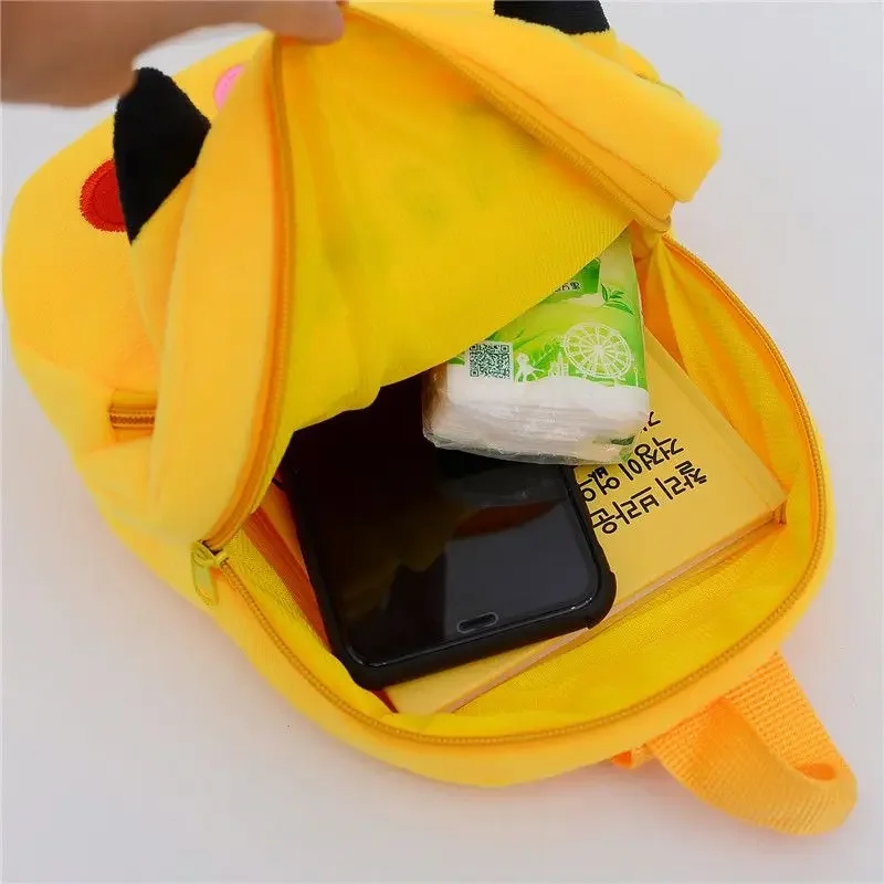 Pokemon Anime Urocza Pluszowa Torba na Ramię Plecak Pikachu Artykuły Szkolne Kreatywne Śmieszne Prezenty Urodzinowe dla Dzieci