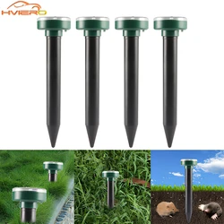 Solar Ultrasonic Electronic Mouse Repeller Snake Repeller Insect Repeller High Power Vibration Built Battery IP64 Sun Charging