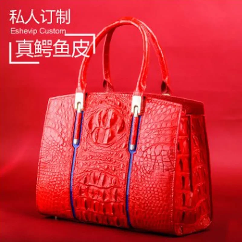 ourui new new crocodile package   crocodile  female  handbag women bag