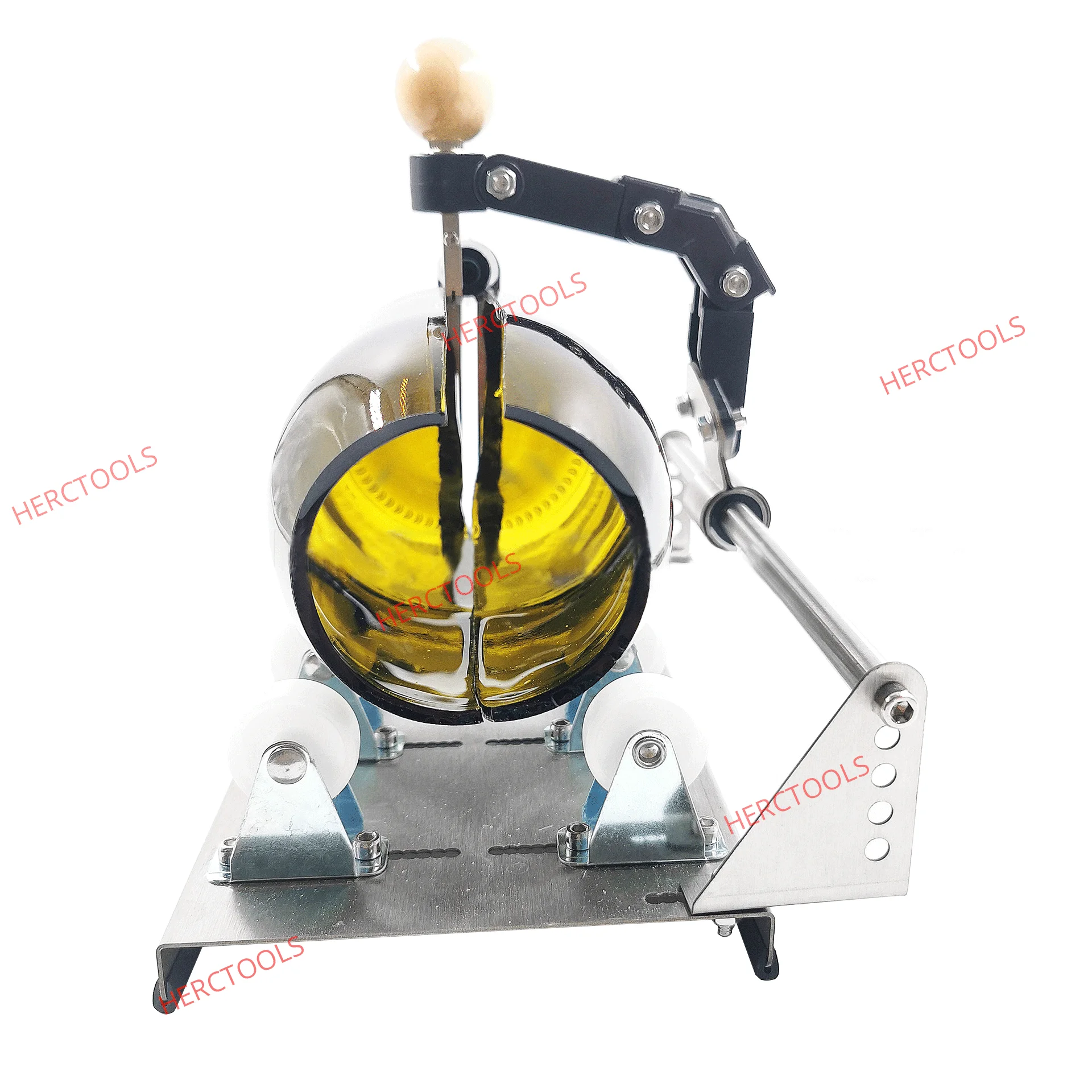 Upgraded Glass Bottle Cutter Bottle Cutting Tool DIY Machine for Round Square Bottle Suitable for Bottles of Beer Liquor Whiskey