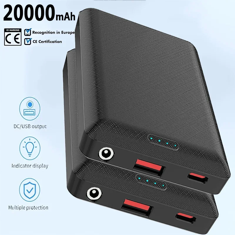 

20000mAh Power Bank Portable Charge DC5V 3A Output USB output Type C output Portable Charger Phone External Battery Pack