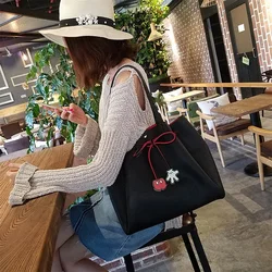 Disney Mickey mouse lady fashion bag shoulder PU clothing accessories doll handbag High capacity leisure drawstring Satchel