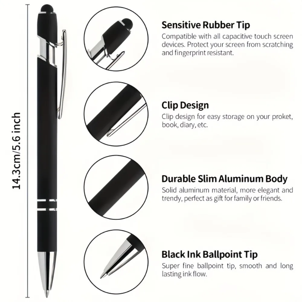 Customizable Metal Ballpoint Pen Elegant Gift for Men & Women, Durable Metal Construction, Ideal for  Graduation Gifts