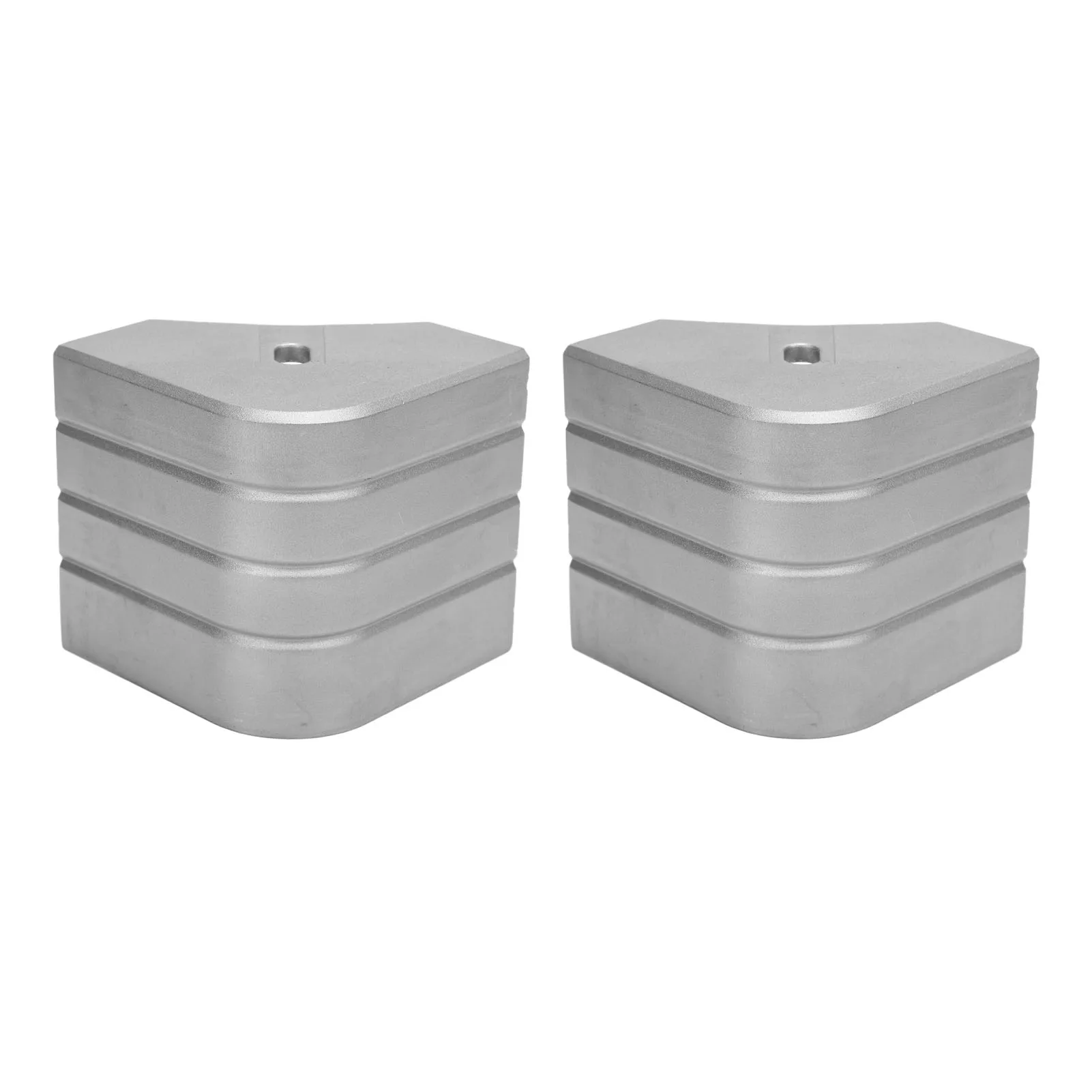 

Pontoon Corner Shockproof Protective Boat Corner Aluminum 3-1/8in To 3-3/16in Height for for 90° Rounded Corner