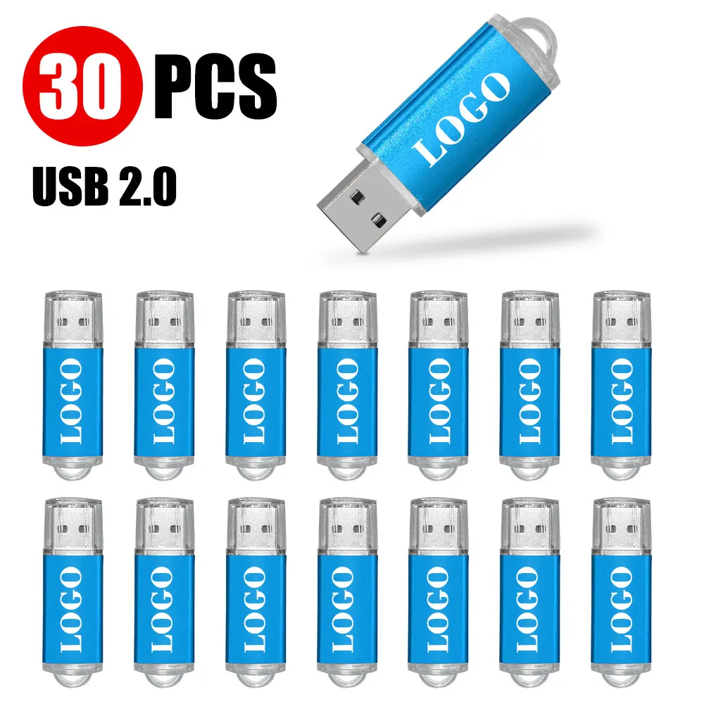 

Металлический USB флеш-накопитель, 128 ГБ, 64 ГБ, 32 ГБ, 16 ГБ, 30 шт.