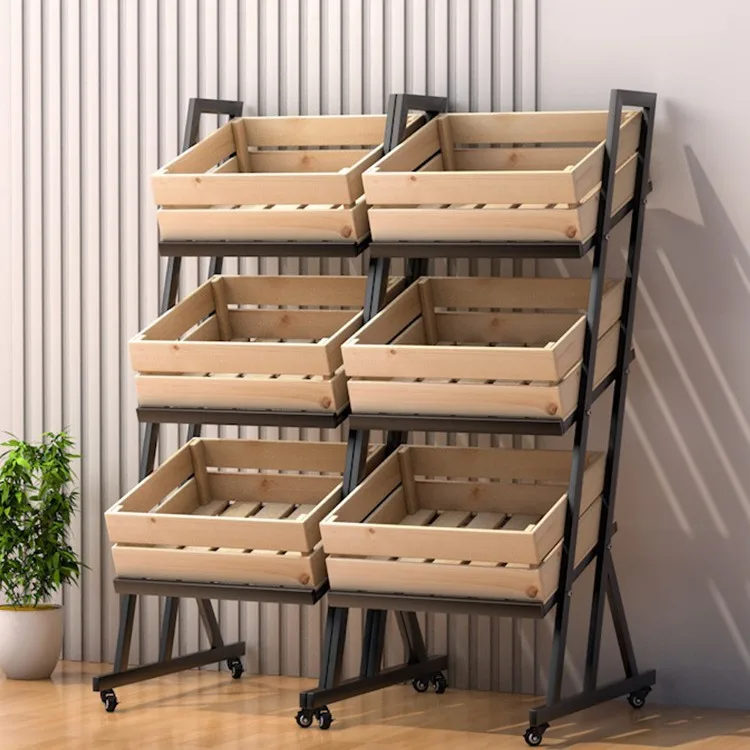 

Fruit rack Display rack Bevel display Fruit and vegetable Snack