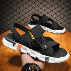 PARZIVAL Men Sandals Summer Casual Sandals Holiday Beach Sandals Men Shoes Outdoor Male Retro Comfortable Men Sneakers 2023 New