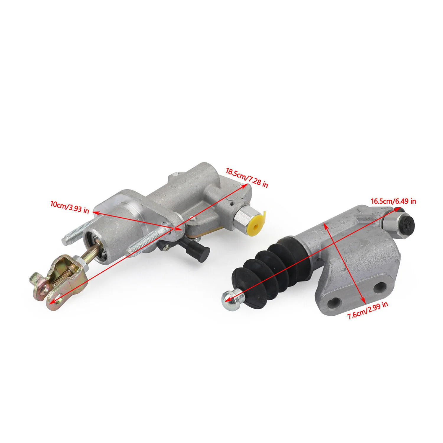 2pcs Clutch Master + Slave Cylinder for Honda Civic Accord CRV Element Acura RSX TSX 46920-S7A-A03 46920-S7A-A01 46920-S7A-A04 - Image 2