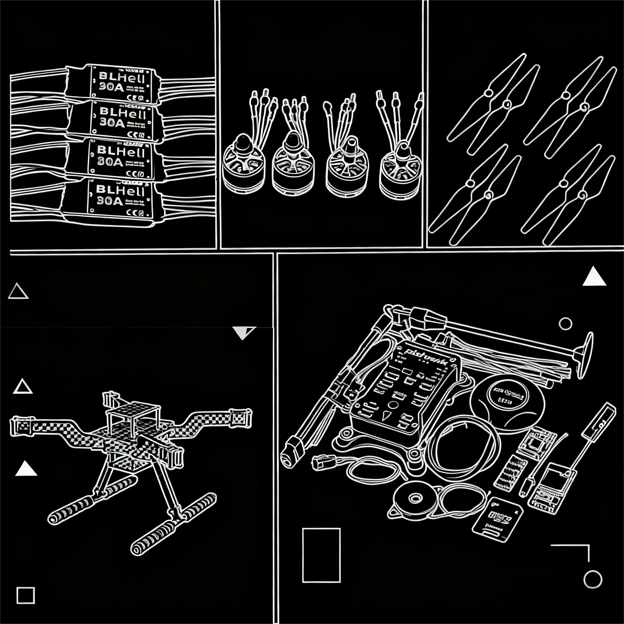 

Angeltoy PIXHAWK 2.4.8 M8N новый умный дрон с открытым исходным кодом FLY350 300 380 450 мм пикселей квадрокоптер с отвернутой стойкой BLHELI 30A ESC 2212 двигатель