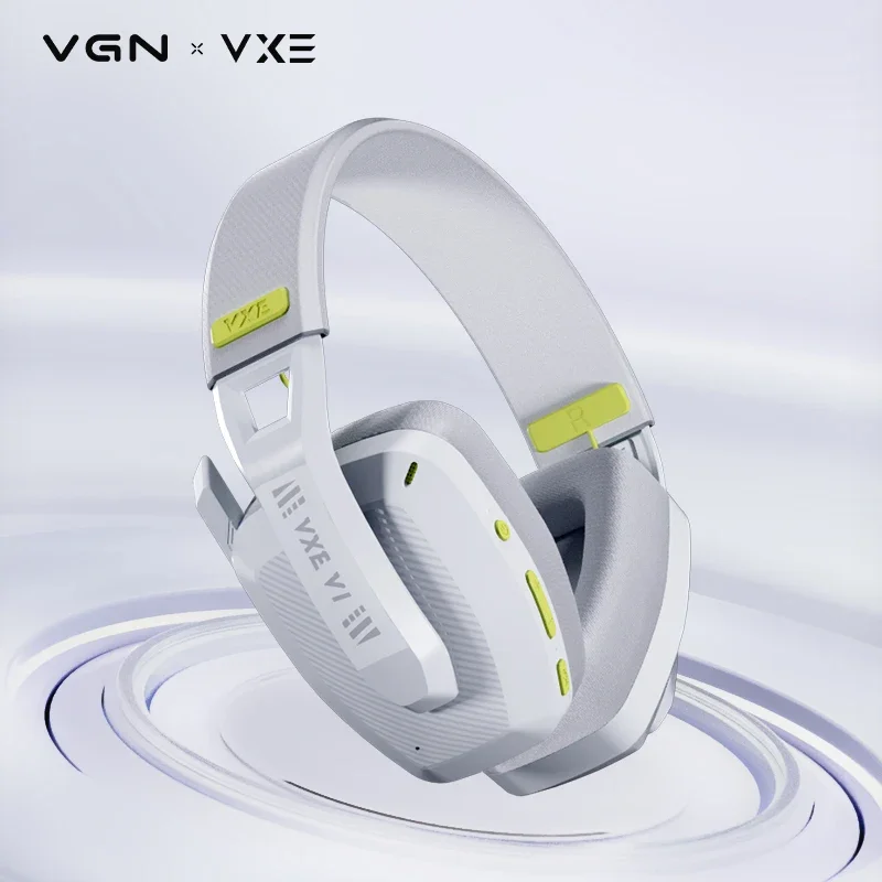 VGN VXE Siren V1 Wireless Headset Two Mode Bluetooth 5.3 2.4G FPS Gaming Headset Earphone Low Latency 200g Light Weight Pc Gamer