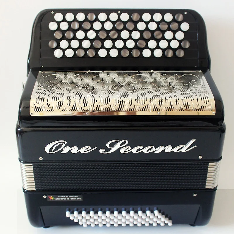 Professional Accordion 60/96 Bass Keyboard Piano 22 Keys Accordion for Wind Instrument