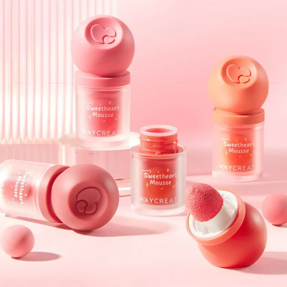 Nouveau fard à joues liquide Portable amélioration de la couleur hydratant chérie Mousse Blush mat atmosphère longue durée maquillage pour le visage