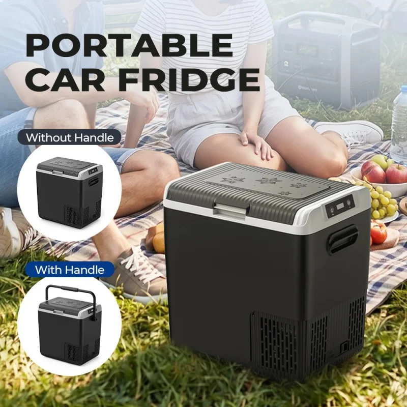 Heavy Duty 10L 12L 18L 25L Portable Car Fridge Freezer Compressor 12V 24V Camping SUV Parts