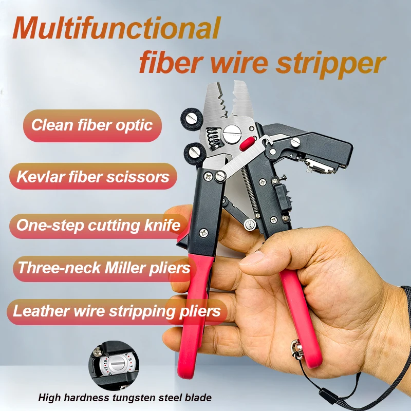 New Signal Fire MC-16 Multi-Functional Optical Fiber Stripper FTTH High Quality One- Step Optical Fiber Cleaver