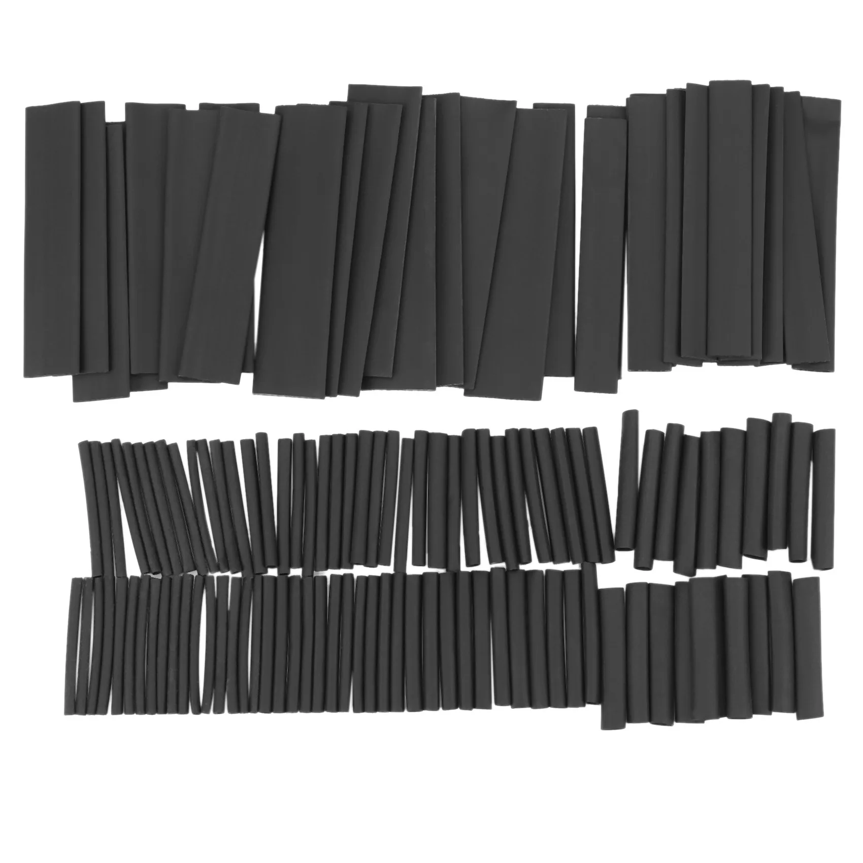 

127Pcs Black Glue Weatherproof Heat Shrink Sleeving Tubing Tube Assortment Kit