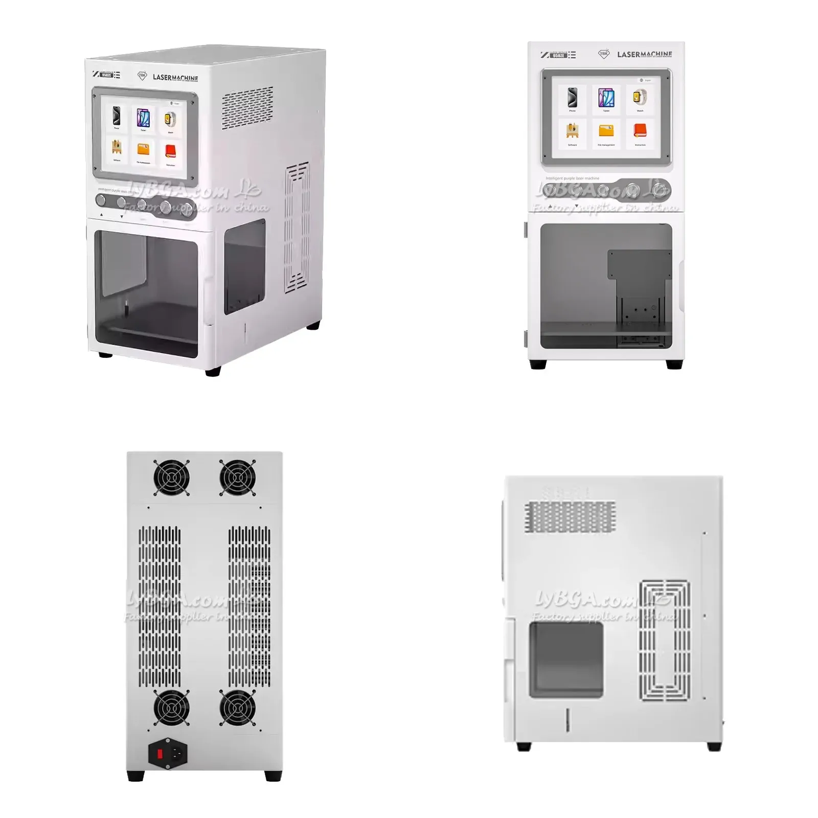 LY-TBK958ZE 5W UV Laser Machine Screen Separator Back Glass Repairing Machine 170 * 170mm Working Range High Quality