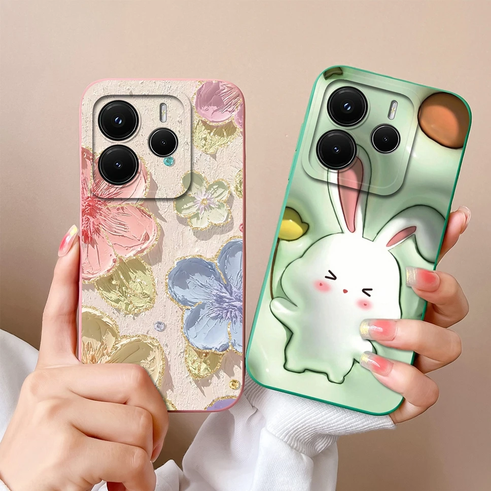 For Xiaomi Redmi Note 14 Pro Pro+ 4G 5G Phone Case Funny Astronaut Silicone Shockproof Back Cover For RedmiNote 14Pro+ Fundas