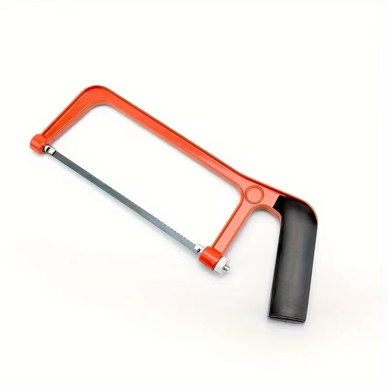 6 Inch Mini Hacksaw with 5 Saw Blades - Adjustable Hand Saw for Wood & Metal Cutting, DIY Woodworking Tool, Household Use