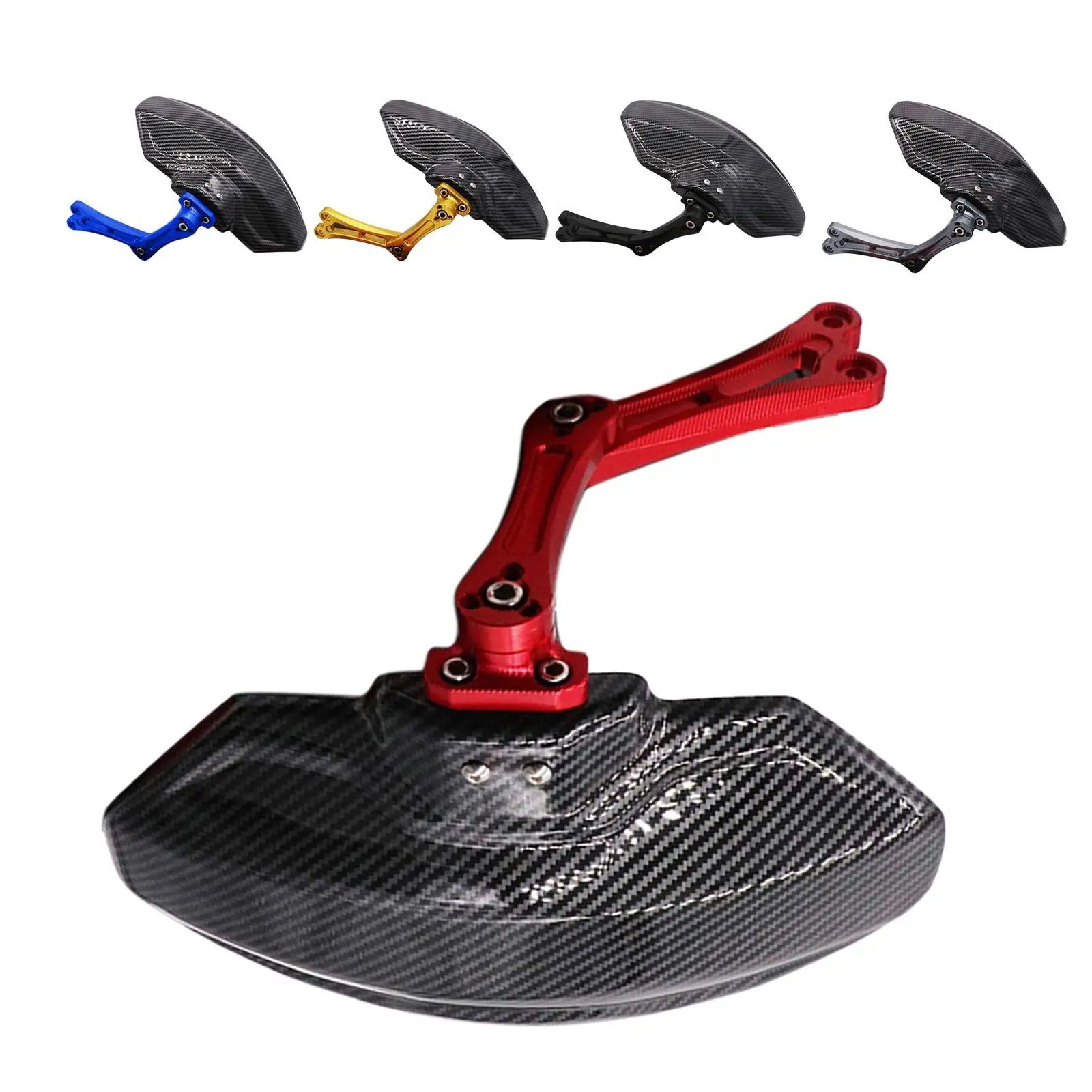 

Задний брызговик портативного мотоцикла, простой в установке, прочный протектор из углеродного волокна