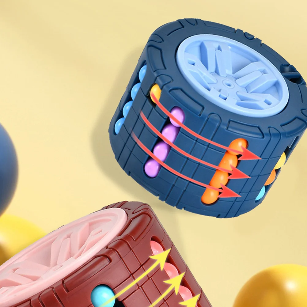 

2Pcs Fingertip Cube Bean Stress Relief Decompression Kids Intelligence Educational Plaything Fingertip Cube Toy