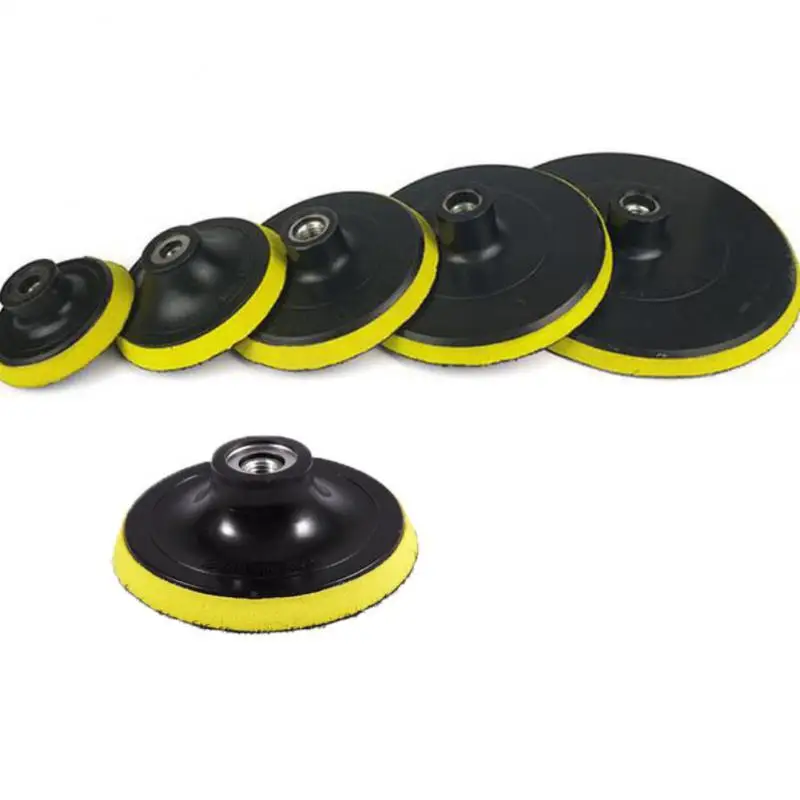 

3-дюймовая самоклеящаяся подложка, полировальная пластина с резьбовым адаптером 10/14 мм, угловая шлифовальная машина, шлифовальный диск, инструмент для полировки