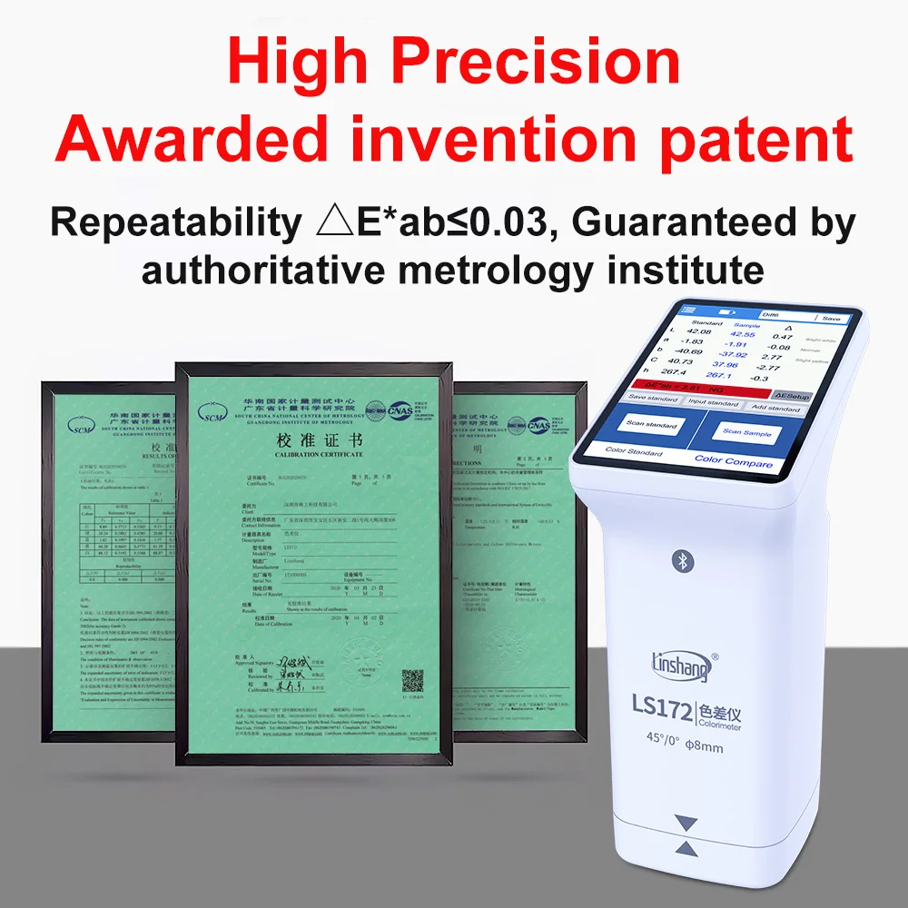 2025 2025 LS172 45/0 Lower Colorimeter Price Pantone Ral Ncs Portable Colormeter Digital Colorimeter for Print