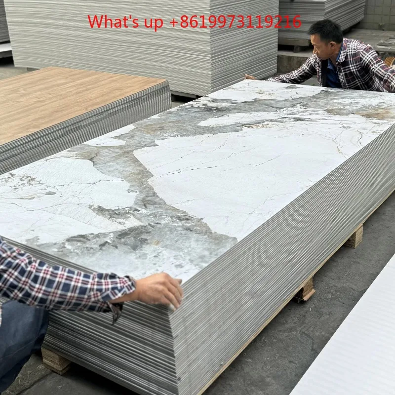 2026 Carbon Crystal Board UV Indoor Wall Panel for Hotel Home Decoration Modern Design Fireproof & Waterproof TV Background Wall