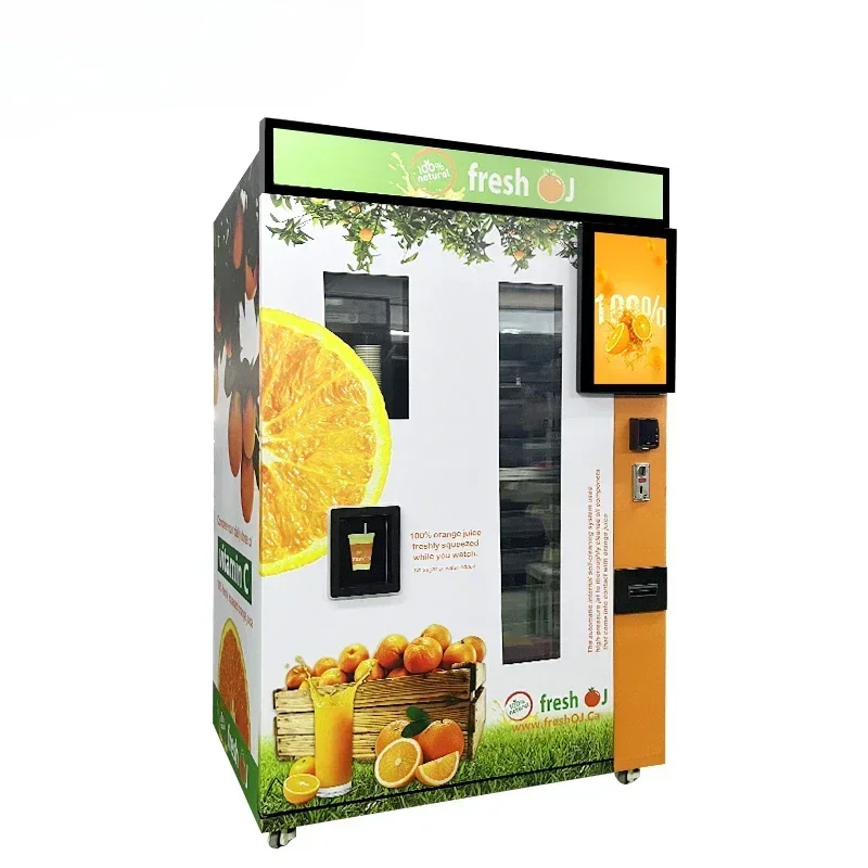 Selected Good Items New To The Refrigerated Fresh Orange Juice Vending Machine