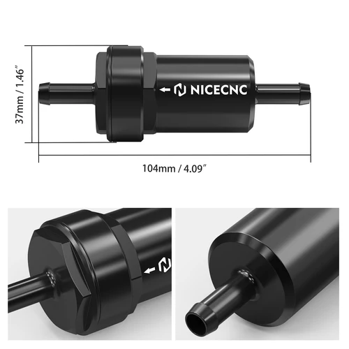 Imagen 2 del producto Para KTM EXC 300 EXC 250 XCW 300 2018-2023 EXCF 350 EXC 450 SXF 250 SXF 450 35 filtro de combustible de micrones para Husqvarna TE 300i FE 350