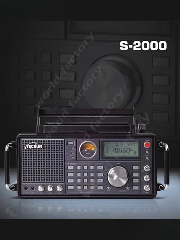 Tecsun/Desheng S-2000 Multiple Frequency Conversion Full Band Professional Radio, Spot