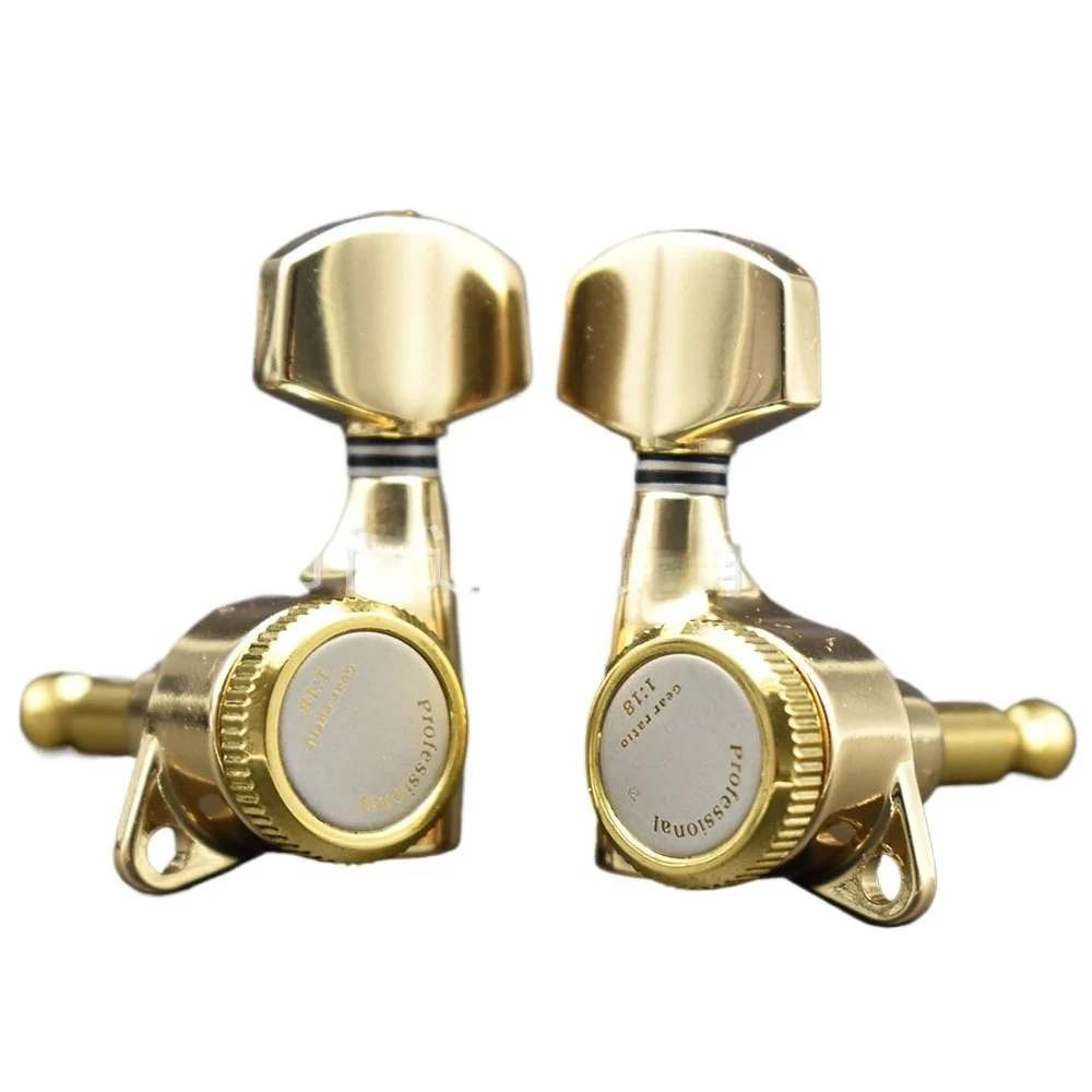 for Bakelite Guitar Accessories Small Square Head Fully Enclosed Self-Locking Chord Button Thread Alignment 1:18 High Quality T