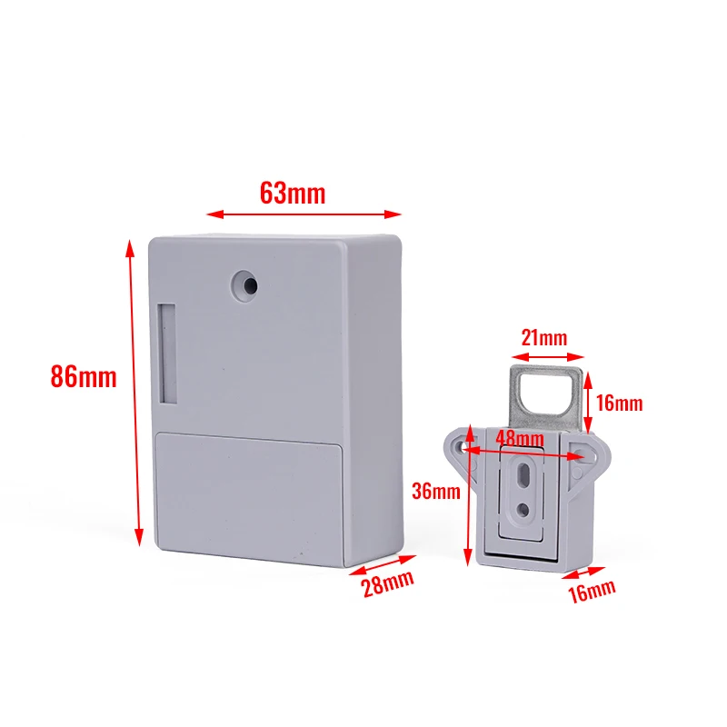 Imagem -06 - Fechaduras Eletrônicas Inteligentes Sensor Invisível Fechadura do Armário Fechadura da Porta Inteligente Digital Emid ic Card para Gaveta Hardware de Armário