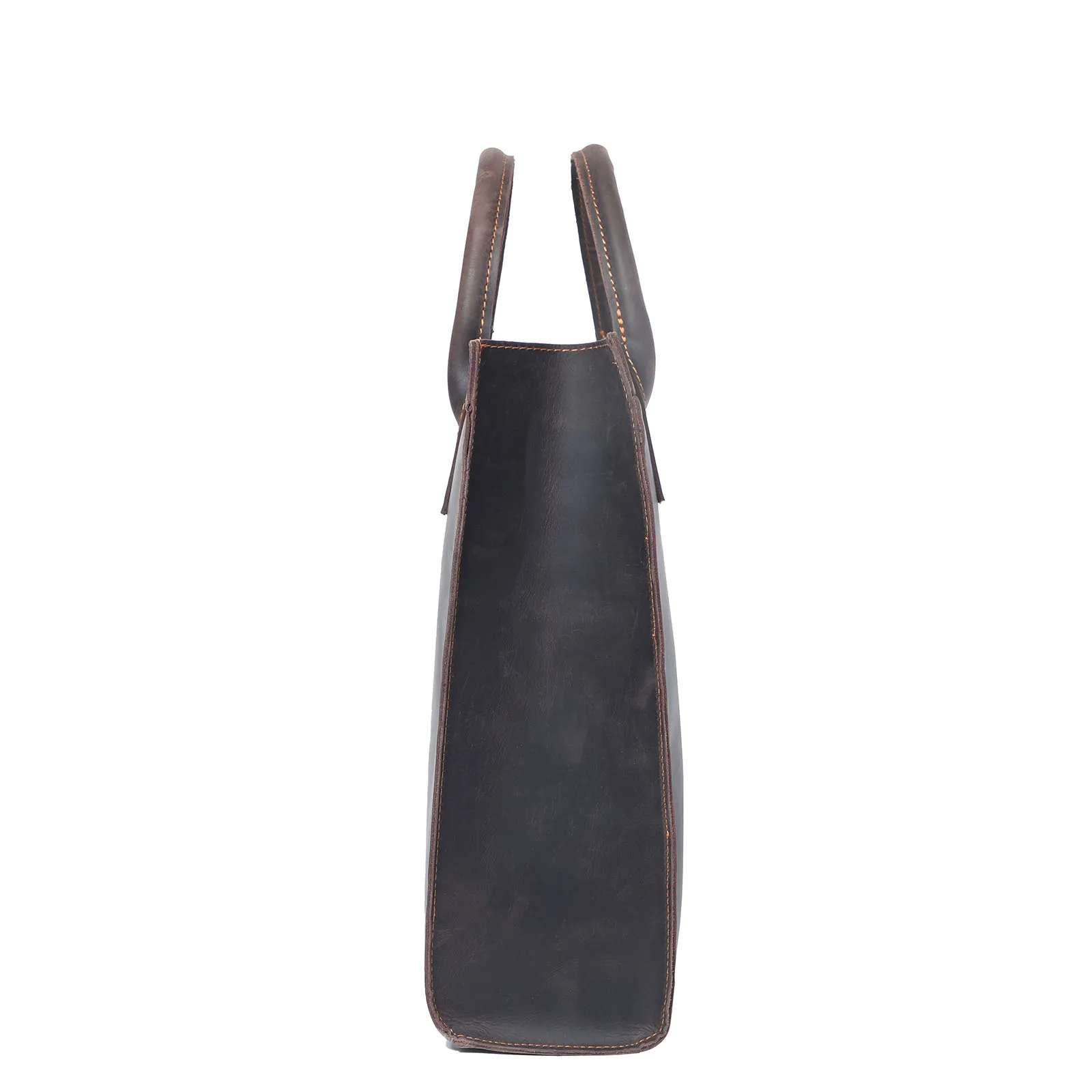 S.WORKER Echtleder-Aktentasche für Herren | Vintage-Bürohandtasche aus Vollnarbenleder für Laptops – Detail 8