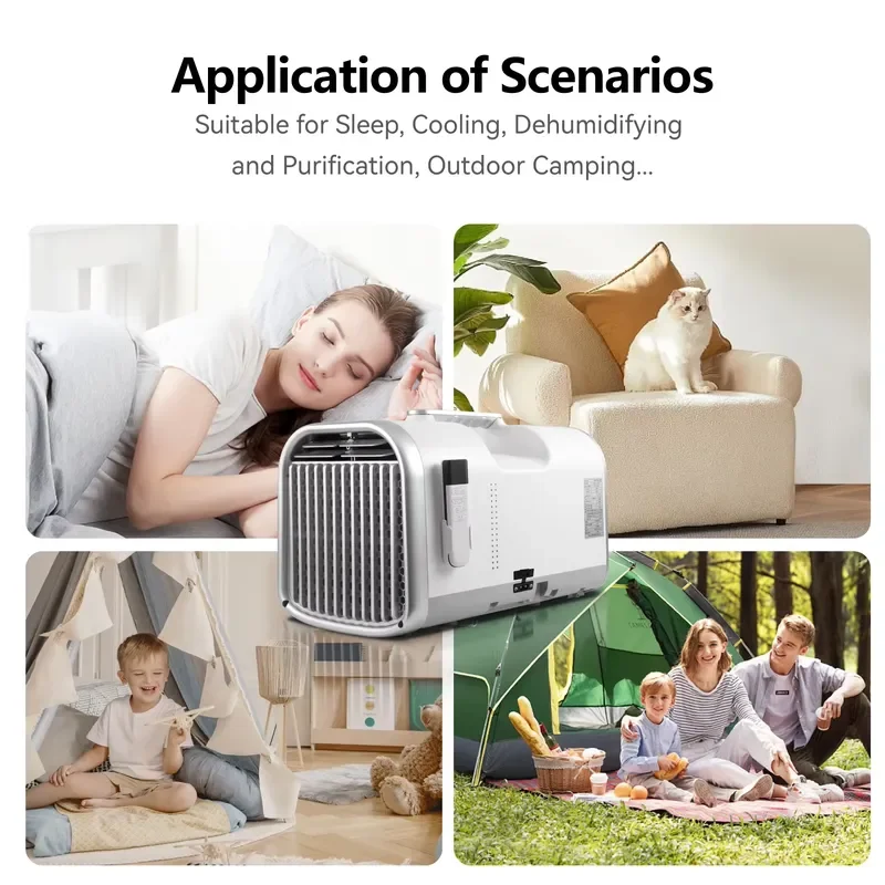 Hot Sale High Quality 5200 BTU Portable Air Conditioner for Cars Households Hotels Outdoor Camping in Tents view 6