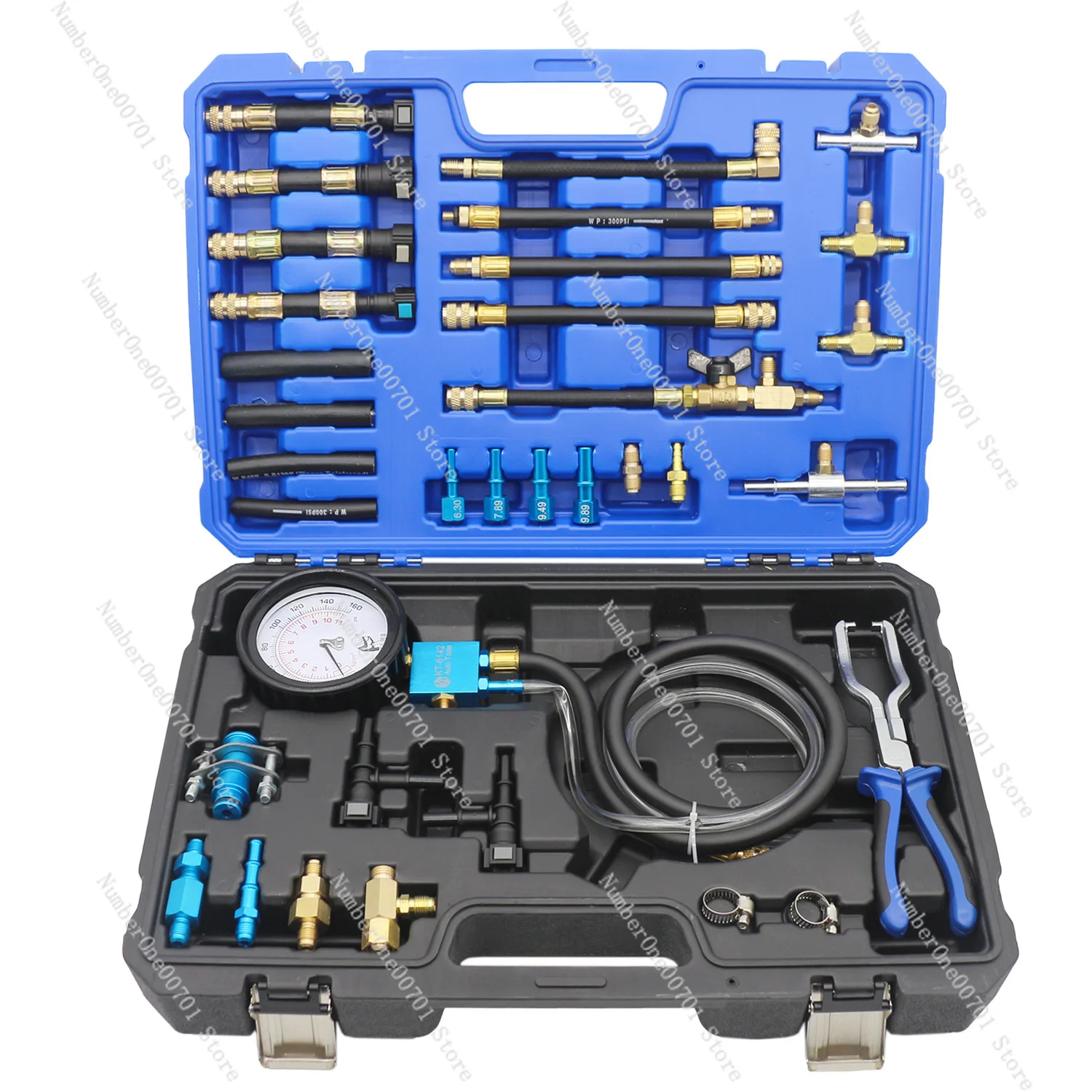 

Automobile Fuel Pressure Gauge Fuel Injection Oil Pressure Gauge Auto Repair Tester