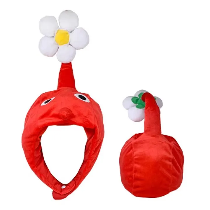 Nouveau jeu mignon PIKMIN Cosplay enfants enfants chapeau en peluche chapeaux d'hiver pour femmes hommes casquette