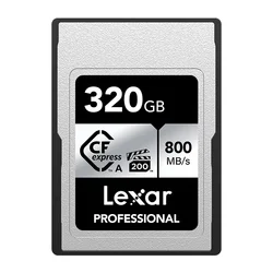 Original Lexar CFexpress Type A Card 160G 320G VPG200 Memory Card Silver Series Read 800MB/s Flash Storage CFe A Card For Camera