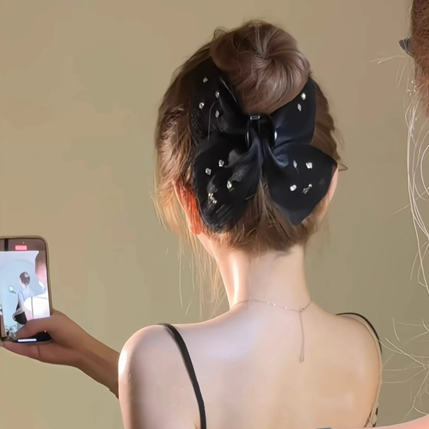 Mesh Simulation Butterfly Shark Clip Sweet Temperament Hairpin Female Casual All-Match Hairpin Hair Accessories