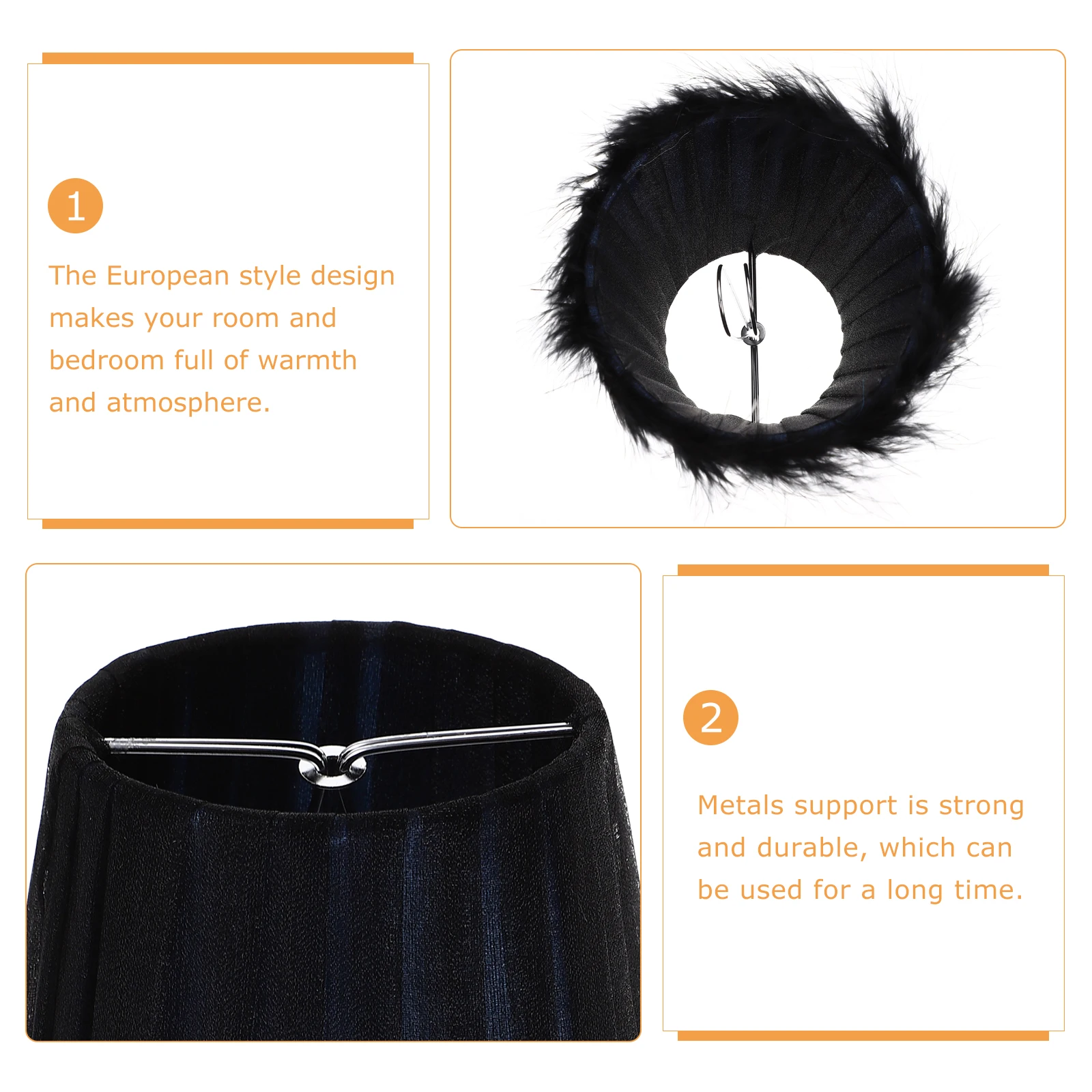 

Cloth Lamp Shade Creative Lace Design Decorative Home Lampshade Suitable for Table Floor Ceiling Lamp Cover Living Room Bedroom