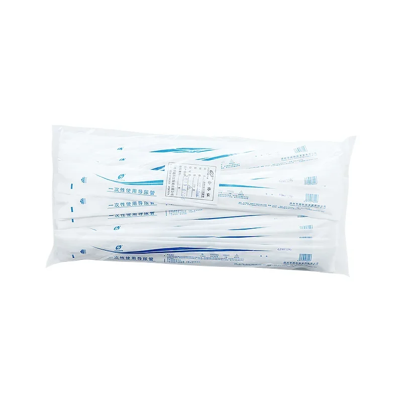 Huayue catheter Disposable balloon-free aseptic independent packaging Children's unisex silicone single-cavity urinary catheter