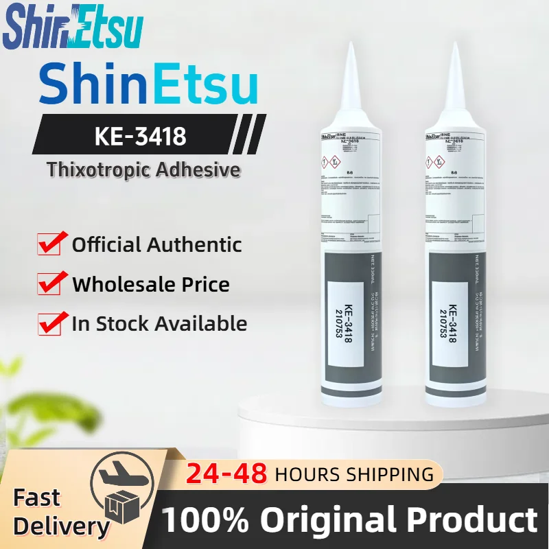 

ShinEtsu KE-3418 Sealing Silicone Adhesive High Temperature Elastic Sealant for Super Heat Resistance