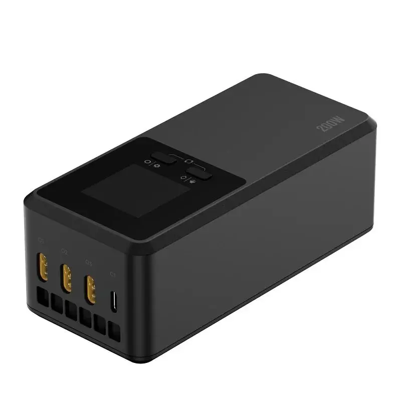 

LKTOP 200W for Air 3S/Air 3 Battery Charger Housekeeping 3-Channel Smart Charger Charges 3 Batteries Simultaneousy