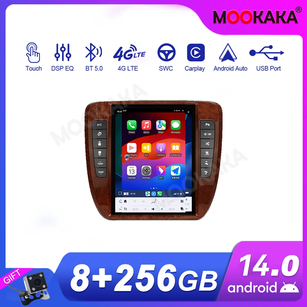 

Для GMC Yukon Chevrolet Suburban Tahoe 2007-2014 Android автомобильный радиоприемник мультимедиа Carplay авторадио стерео GPS навигация головное устройство