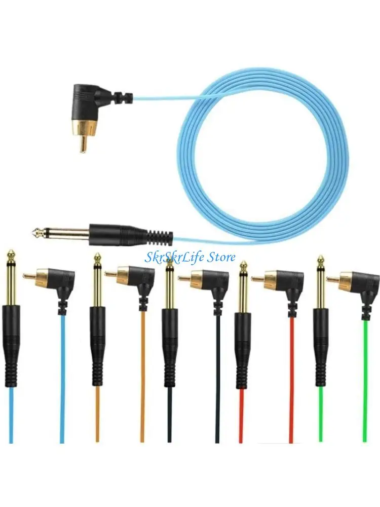 

E65E 1.8m Color RCA Machine Hook Line Pen Rca to 6.35mm Mono Connector
