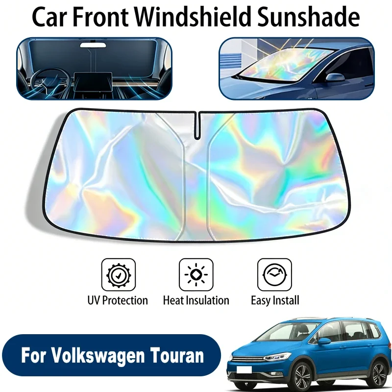 

Car Windshield Sun Shade UV Reflective Sun Visor Protection Cover For Volkswagen Touran 1T 1T3 2003-2026